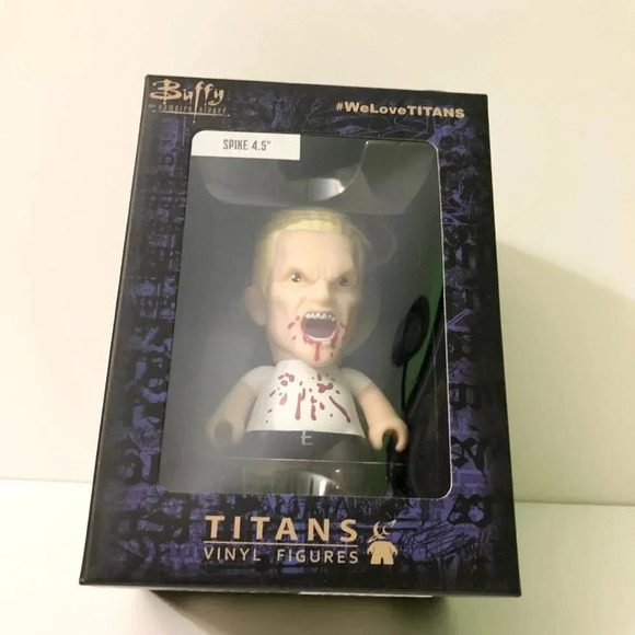 2015 Spike Buffy The Vampire Slayer Titans 4.5 Inch Vinyl  Figure Horror Block - Picture 1 of 16